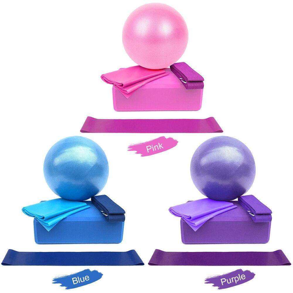 Yoga Ball & Block Set