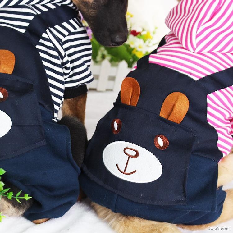 Striped Dog Hoodie