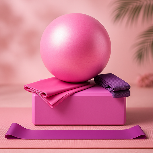 Yoga Ball & Block Set